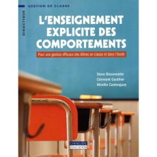 Enseignement explicite des comportements - Bissonette