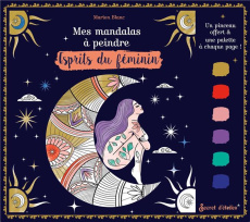 Esprits du féminin. Un pinceau offert & une palette à chaque page - Blanc Marion