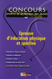 Epreuve d'éducation physique et sportive - Blanchouin Aline ; Darq Françoise