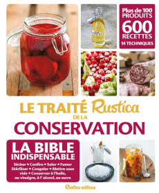 Traité Rustica de la conservation - Blin Aglaé ; Guézille Caroline ; Zimmer Françoise