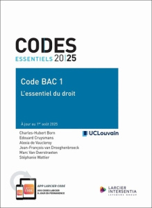 Code bac 1 2025-2026 - Collectif