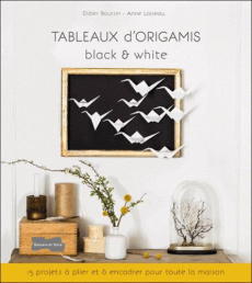 Tableaux d'origamis black & white. 15 projets à plier et à encadrer pour toute la maison - Boursin Didier ; Loiseau Anne ; Constantini Delphi