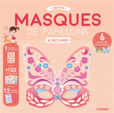 Masques de papillons à décorer - CANDYBIRD