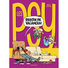 Les Psy Tome 16 : Besoin de vacances ! - CAUVIN/BEDU
