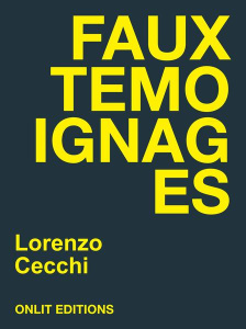 Faux témoignages - Cecchi Lorenzo