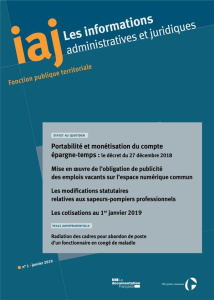 Les informations administratives et juridiques N° - CENTRE INTERDEPARTEM