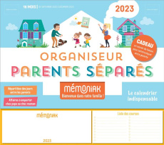 Organiseur parents séparés. De septembre 2022 à décembre 2023, Edition 2023 - Chiodo Virginie
