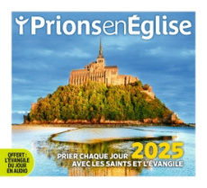 Prions en Eglise. Prier chaque jour avec les saints et l'évangile, Edition 2025 - COLLECTIF AUTEURS