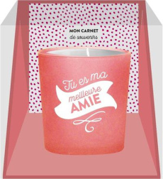 Coffret bougie tu es ma meilleure amie. Avec un carnet et une bougie - COLLECTIF