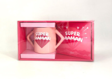 Coffret Mug pour Super Maman. Avec 1 mug et 1 livre de messages - COLLECTIF