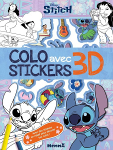 Disney Stitch. Colo avec stickers 3D - COLLECTIF