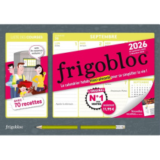 Frigobloc Hebdomadaire Compact. Avec 1 crayon, Edition 2025-2026 - COLLECTIF
