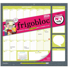 Frigobloc, le calendrier mensuel maxi-aimanté pour se simplifier la vie. Avec 1 crayon, Edition 2025 - COLLECTIF