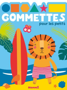 Gommettes pour les petits - Lion surf - COLLECTIF
