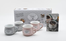 Homemade with love. Coffret mes desserts maison d'autrefois avec 4 mugs et un livre de recettes - COLLECTIF