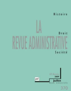 La revue administrative 2009 - n° 370 - COLLECTIF