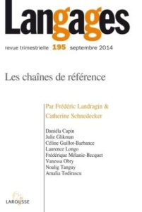 Langages N° 195 : Les chaînes de référence - COLLECTIF