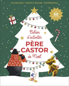 Cahier d'activités de Noël Père Castor. Avec 50 autocollants ! Découvre 10 merveilleuses histoires d - COLLECTIF