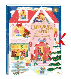 Calendrier de l'avent à lire et à écouter. Avec 24 livres et 1 très grand cherche et trouve - COLLECTIF
