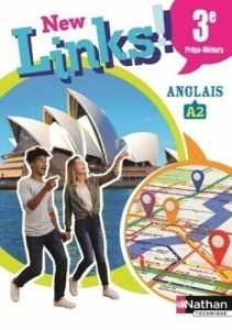 NEW LINKS - ANGLAIS - 2 CD AUDIO - NIVEAU A2 - 3EME PREPA-METIERS - 2020 - COLLECTIF