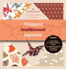 Origami traditionnel japonais. Kit de découverte. 30 pliages faciles et amusants. Avec 120 feuilles - COLLECTIF