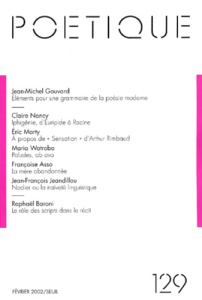 Poétique N° 129 - COLLECTIF