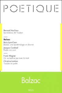 Poétique N° 135 : Balzac - COLLECTIF