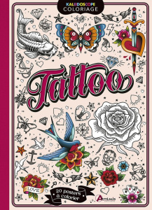 Tattoo. 20 posters à colorier - COLLECTIF