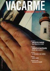 Vacarme n 15 - printemps 2001 - arlette farge-droits d'auteur-israel - COLLECTIF