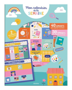 Mon calendrier de la semaine. Avec 70 aimants - Dainty Forest