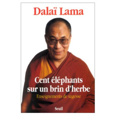 Cent éléphants sur un brin d'herbe. Enseignement de sagesse - DALAI-LAMA