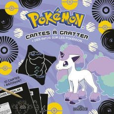 Pokémon cartes à gratter des infos sur les Pokémon. Région de Galar. Avec 10 cartes et 1 bâtonnet - Debrot Alexandre