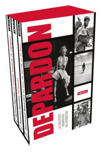 Raymond Depardon coffret en 3 volumes. Le tour du monde en 14 jours ; Afrique(s) ; La solitude heure - Depardon Raymond