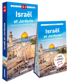 Israël et Jordanie. Guide Atlas Carte laminée 1/1 000 000, Edition 2023 - Derlicki Dominik ; Gromadzka Sylwia ; Berthel Laur