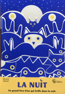 La nuit. Un grand livre frise qui brille dans la nuit - Dexet Hector