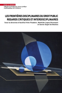 Les frontières disciplinaires du droit public. Regards critiques et interdisciplinaires - Friès-Flaubert Aurélia ; Lopez-Derouault Mathilde