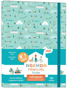 Agenda familial pocket Mémoniak. Edition 2023 - EDITIONS 365