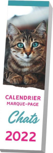 Calendrier marque-page Chats. Edition 2022 - EDITIONS 365