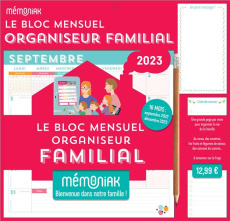 Le blocmensuel organiseur familial. Edition 2023 - EDITIONS 365/NESK