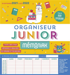 Organiseur Junior Le Mémoniak. Edition 2021-2022 - EDITIONS 365