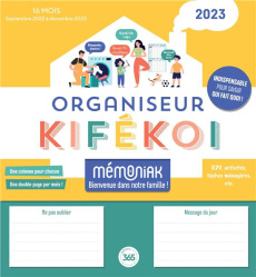 Organiseur Kifékoi. Edition 2023 - EDITIONS 365