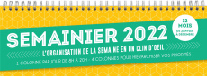 Semainier. 12 mois de janvier à décembre, Edition 2022 - EDITIONS 365