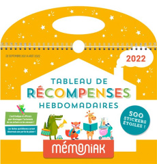 Tableau de récompenses hebdomadaires. Edition 2021-2022 - EDITIONS 365