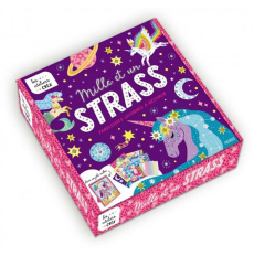 Mille et un strass. Fabuleuses licornes à décorer. Inclus 6 planches prédécoupées, 5 tubes de paille - Fabre Léa