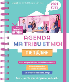 Agenda Ma tribu et moi. Tous les outils pour s'organiser en famille, Edition 2021-2022 - Gryffon Jenny