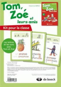 Tom, zoe et leurs amis - kit classe - pancartes - lettres murales - Hervé Fabienne