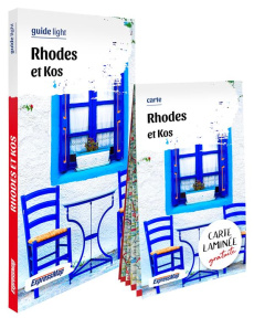 Rhodes et Kos. Avec 1 carte laminée 1/160 0000, Edition 2024 - Jablonski Piotr ; Berthel Laurent ; Konasiuk Lidia