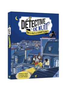 Détective de nuit. Qui a volé le diamant blanc ? Avec lampe magique - Kalicky Anne ; Audouin Laurent