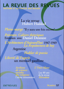 La revue des revues N° 57 printemps 2017 - Chabin André