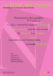 La revue des revues N° 61, printemps 2019 - Chabin André